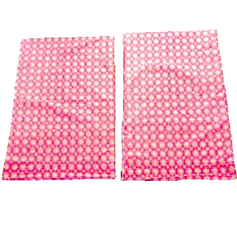 POTTERY BARN Teen Pink Floral Geometric Standard 30 x 19 in Pillowcases Set of 2